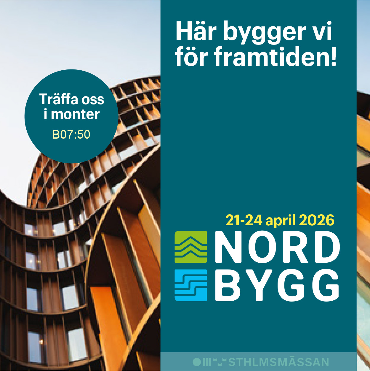 Besök oss på Nordbygg