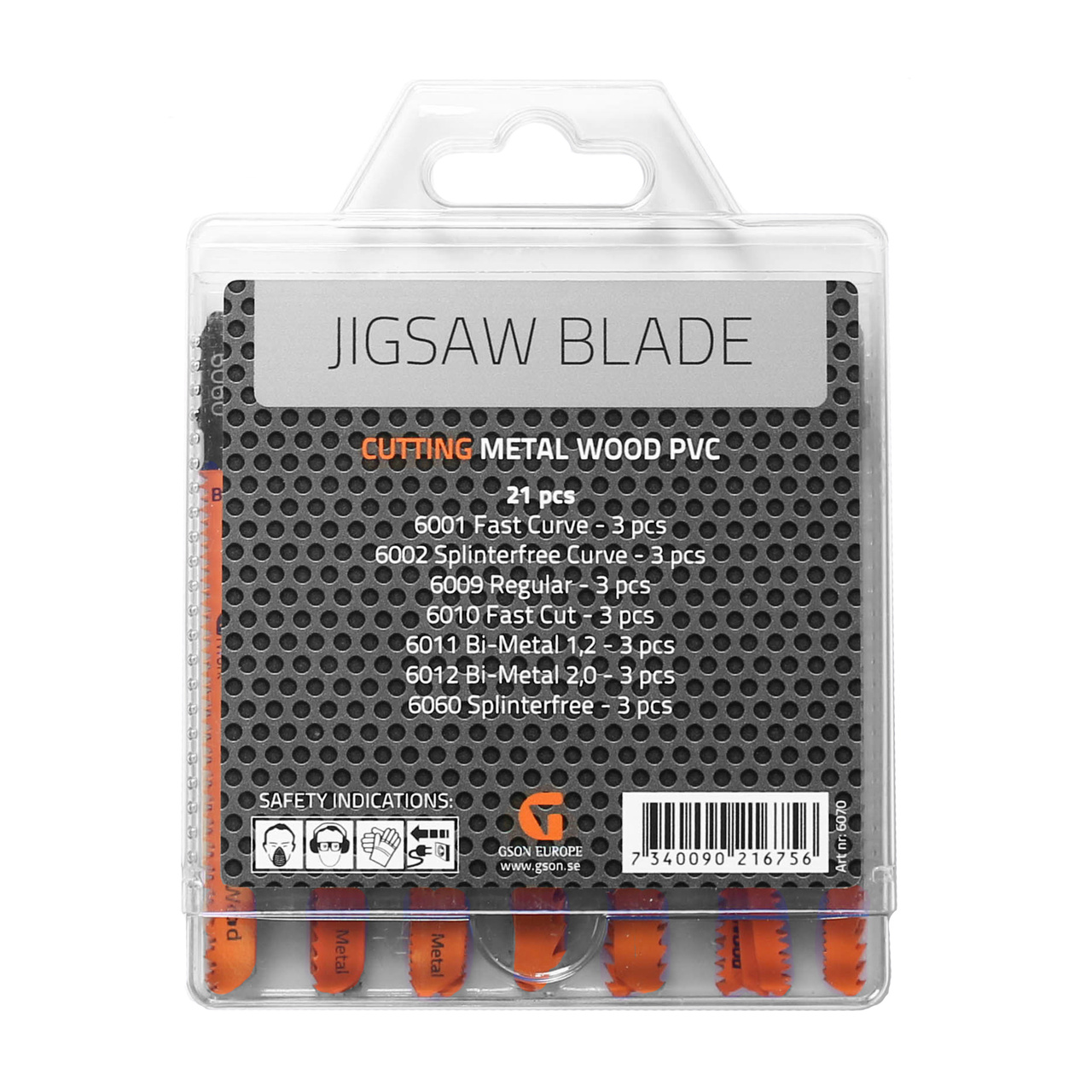 Jigsaw Blade Set 21 pcs