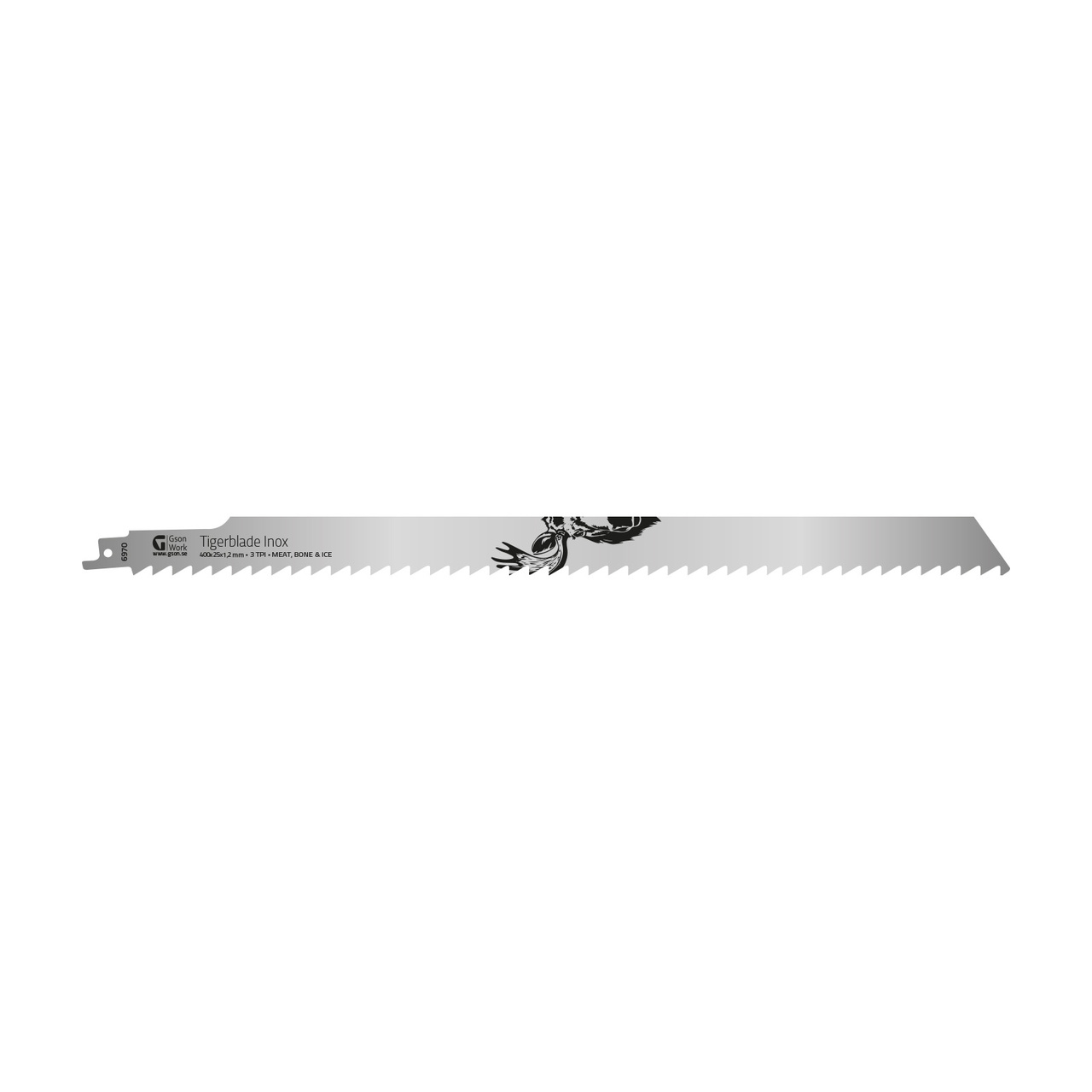Tigerblade Inox 400 x 25 x 1,2 mm 3 TPI 2 st