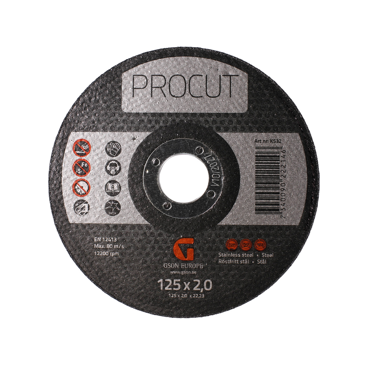 Procut 125 x 2,0 x 22,23 mm