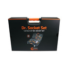 1/4" & 1/2" Dr. Socket Set 105 delar