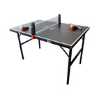 Table Tennis Table 120 x 80 x 76 cm + 2 Rackets / 3 Balls