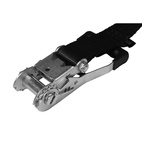 Ratchet Strap Black Color  5T 9,5 + 0,5 m, 50 mm Double J Hook