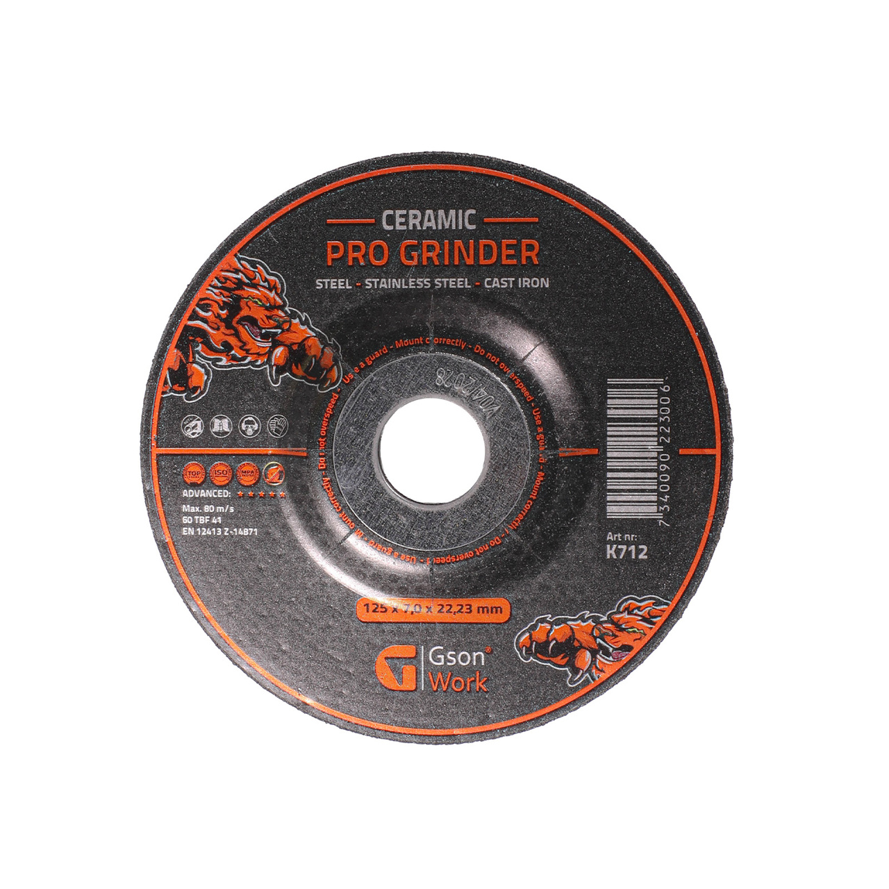 Ceramic Pro Grinder 125 x 7,0 x 22,23 mm