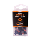 Impact Bits Torx 15 25 mm 10 pcs