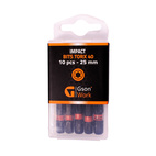 Impact Bits Torx 40 25 mm 10 pcs