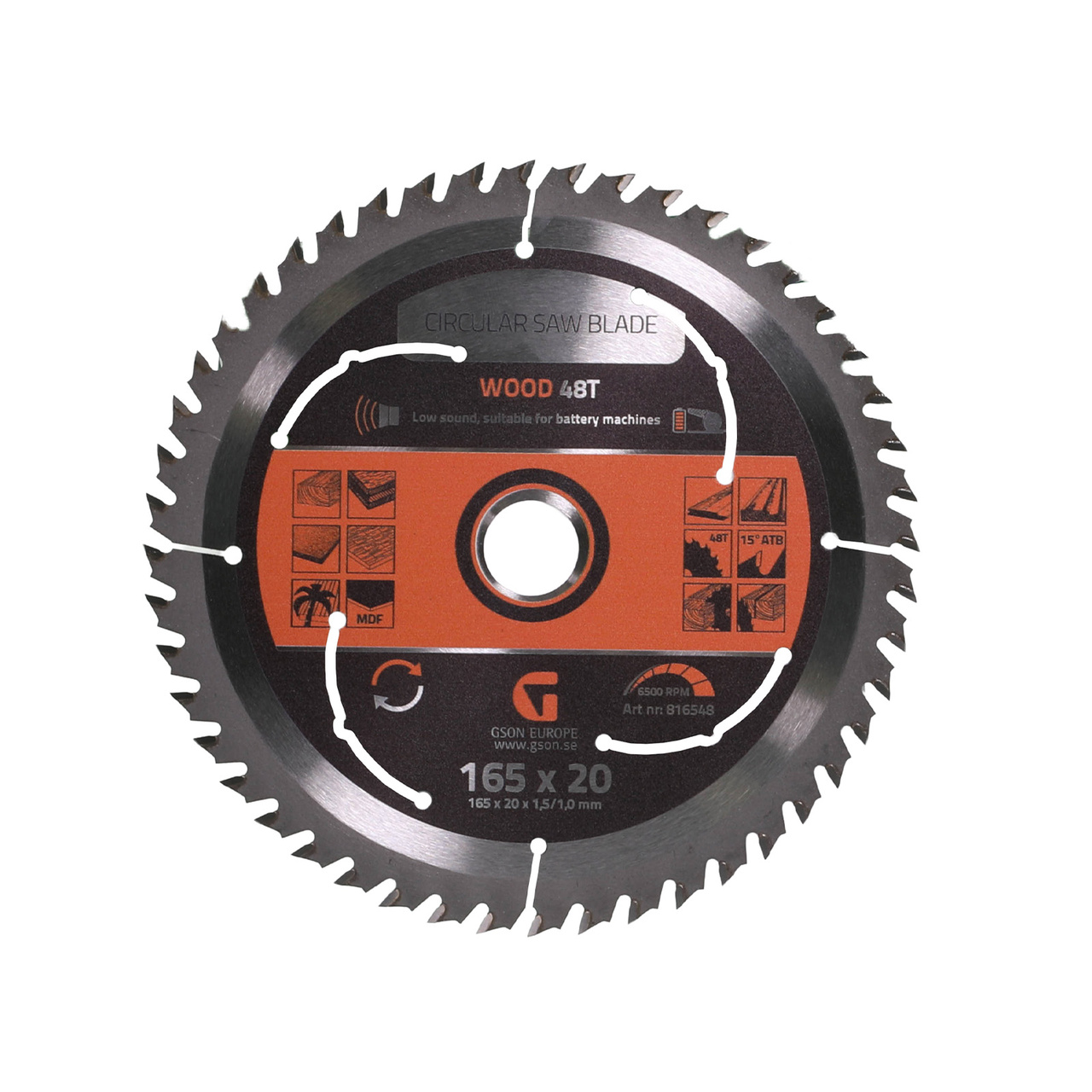 Circular Saw Blade Wood 165