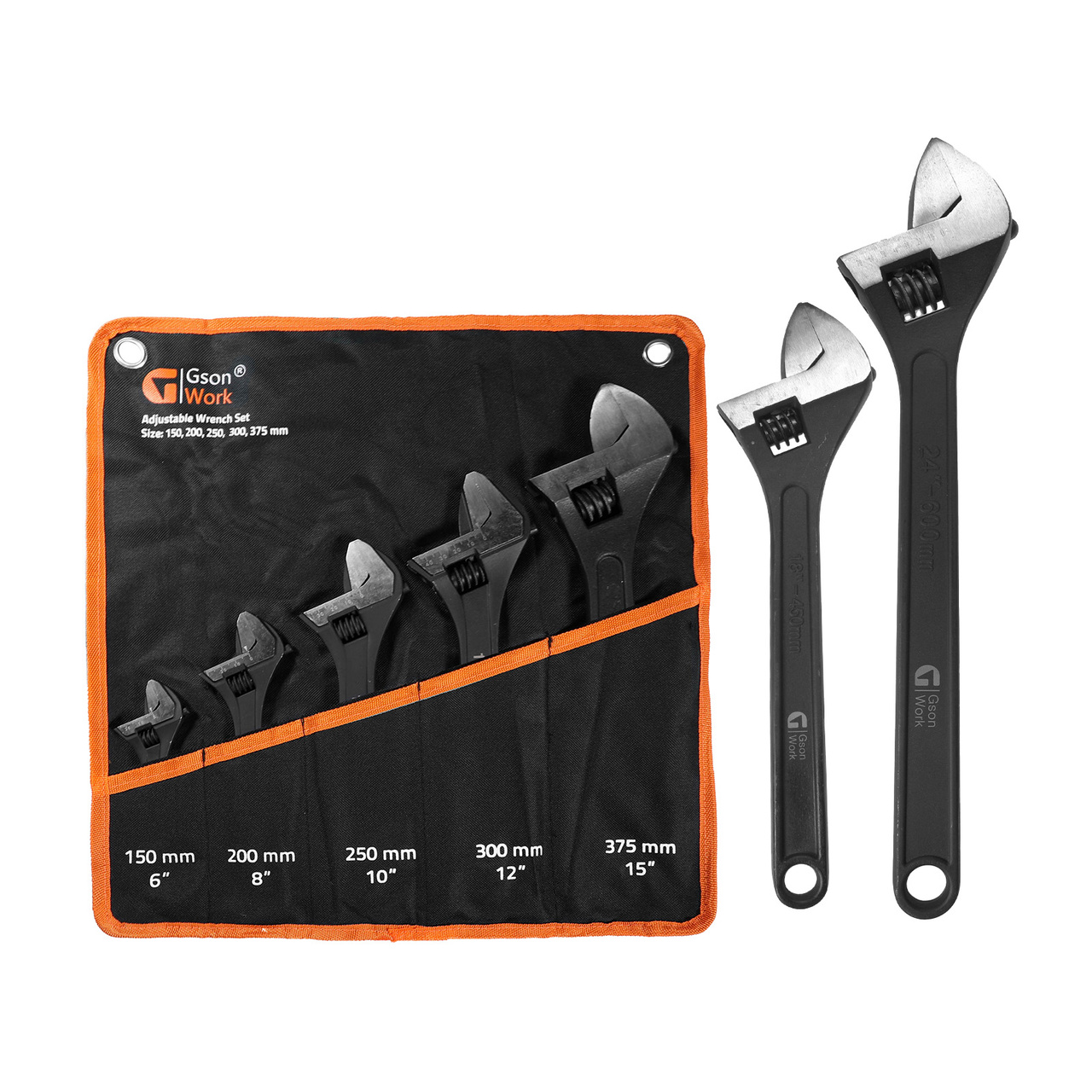 Adjustable Wrench Set 7 pcs