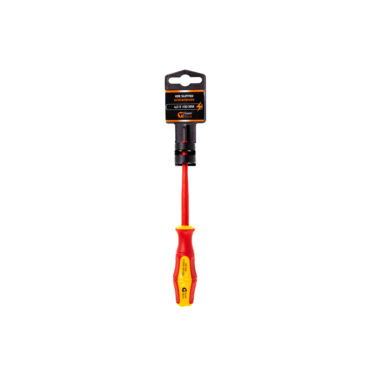 VDE Slotted Screwdriver 4,0 x 100 mm