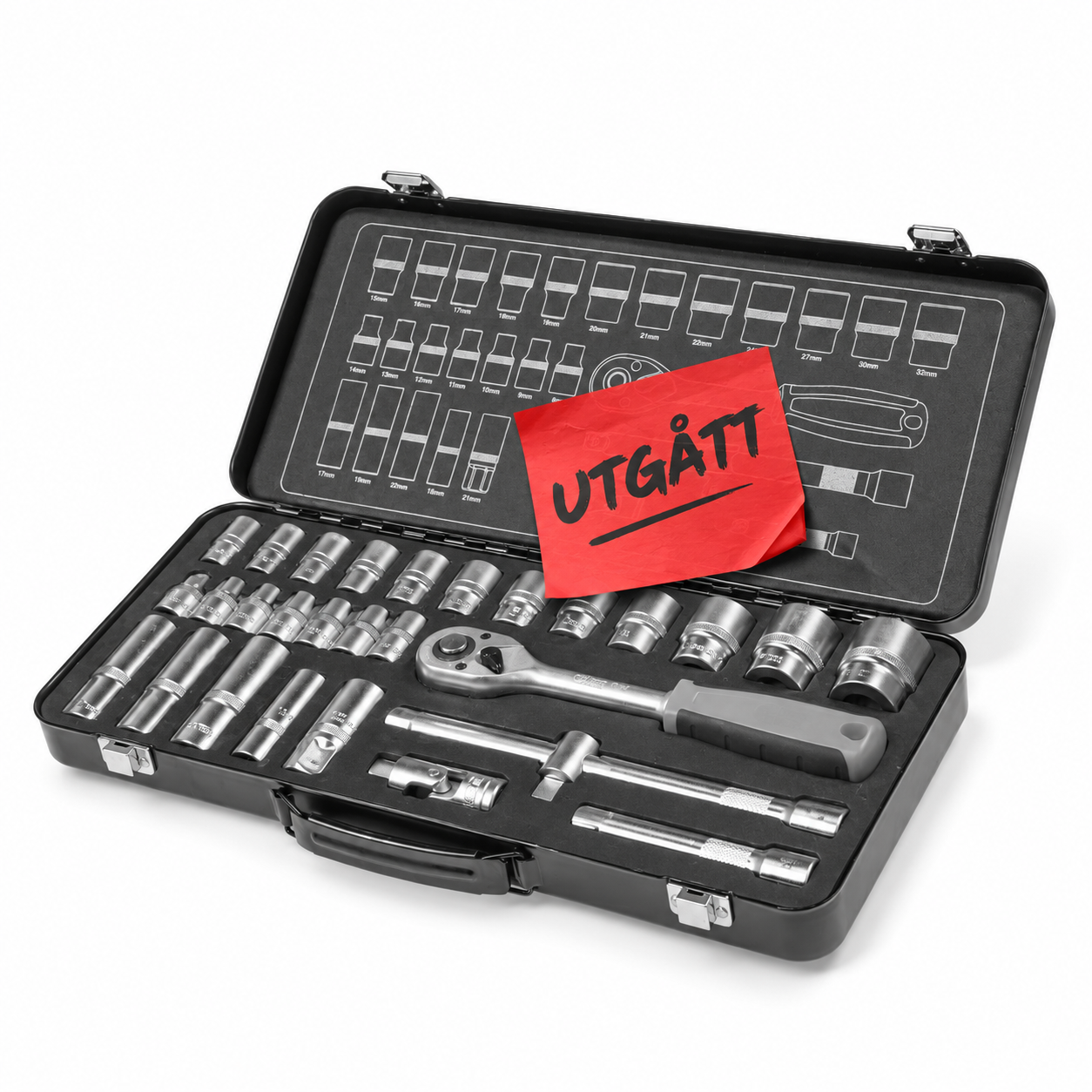 1/2"Dr. Socket Set 29 delar-UTGÅTT