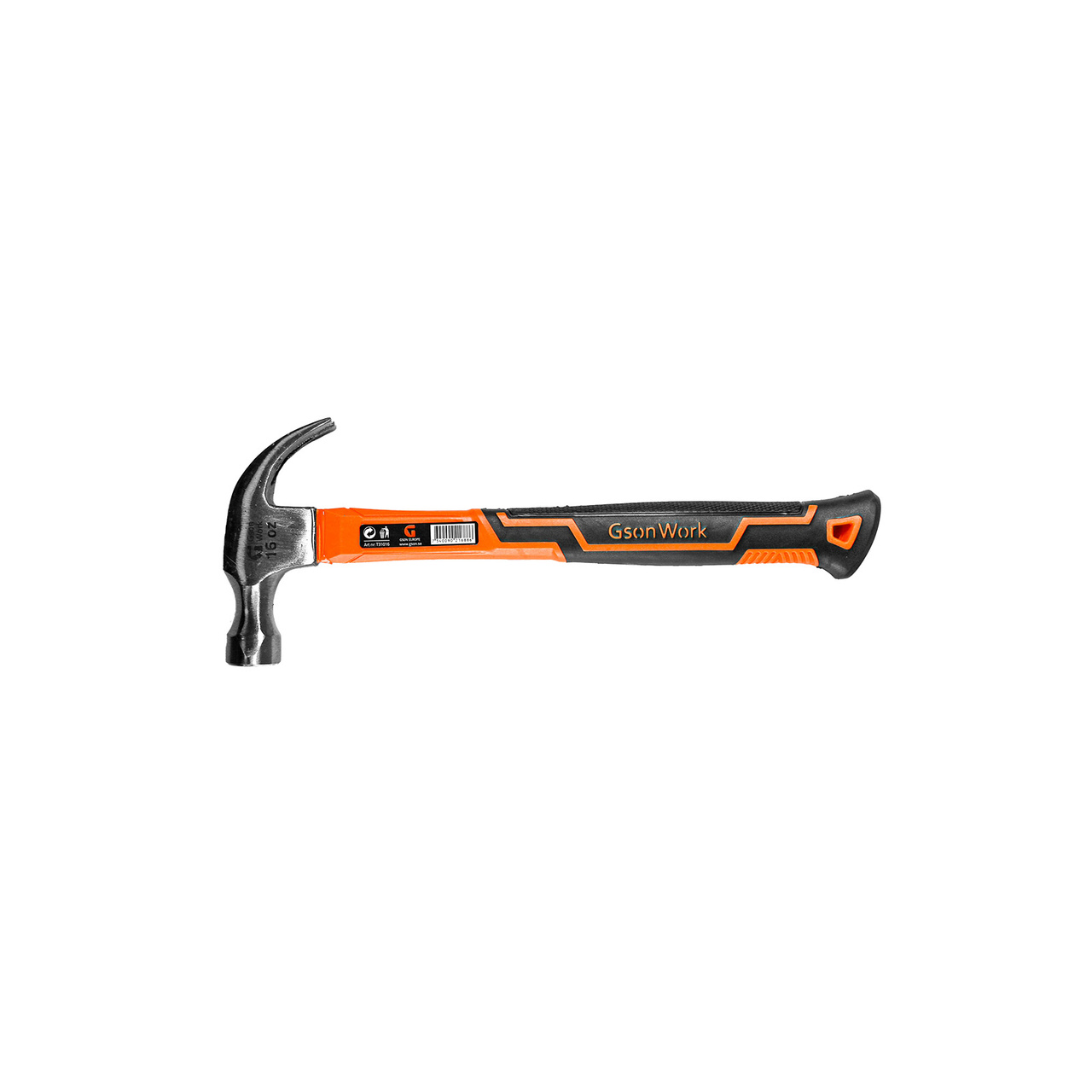 Claw Hammer 16 oz TRP Fiberglass Handle