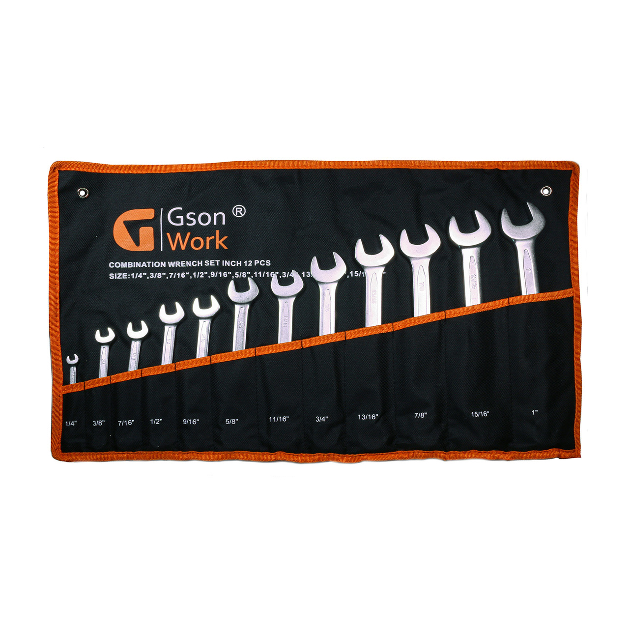 Combination Wrench Set Inch 12 delar
